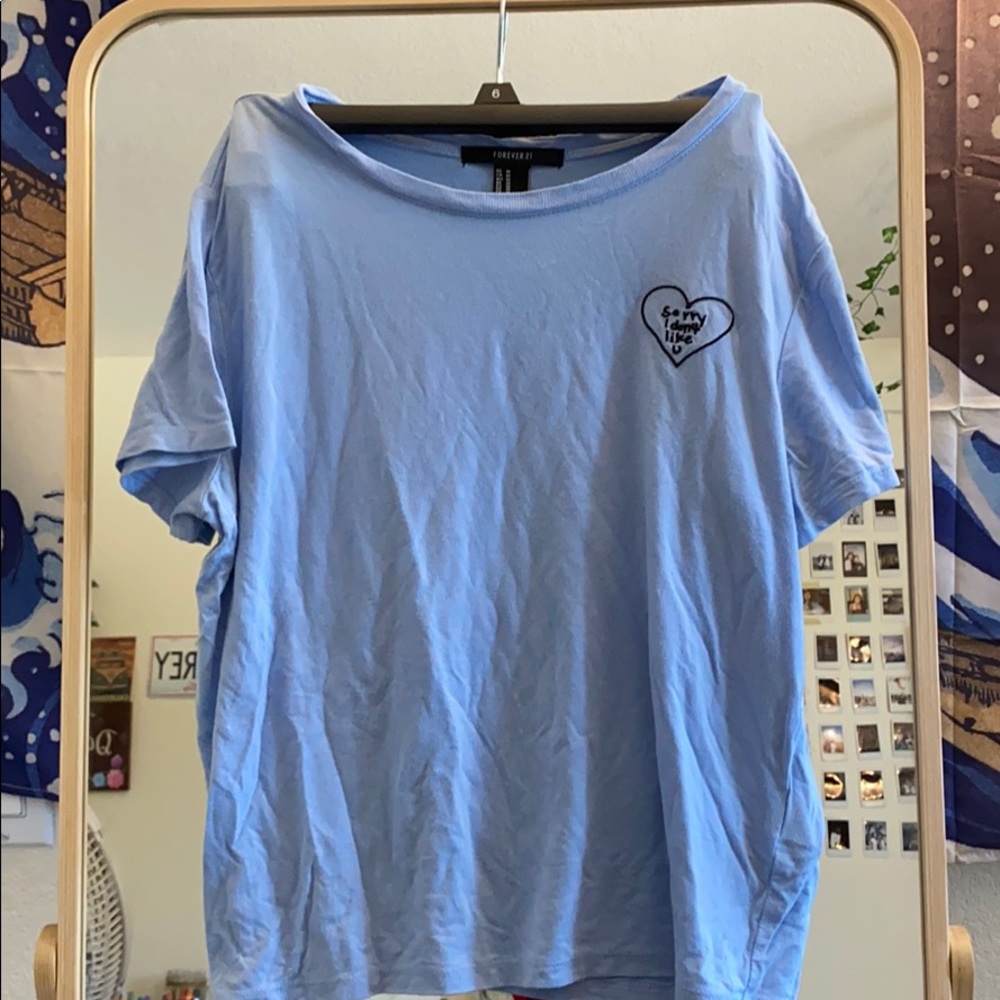 Blue Graphic Tee
